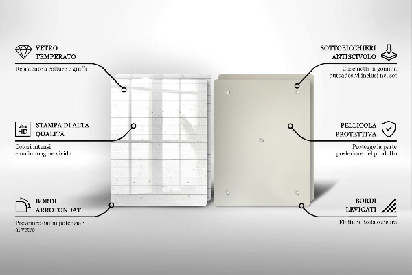 Glas Herdabdeckplatte Moderne helle Tafeln