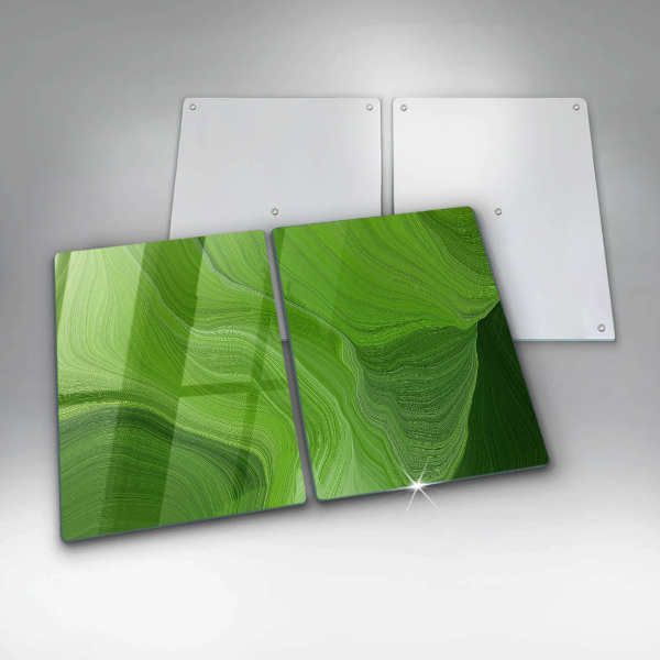 Glas Herdabdeckplatte Abstrakte Textur