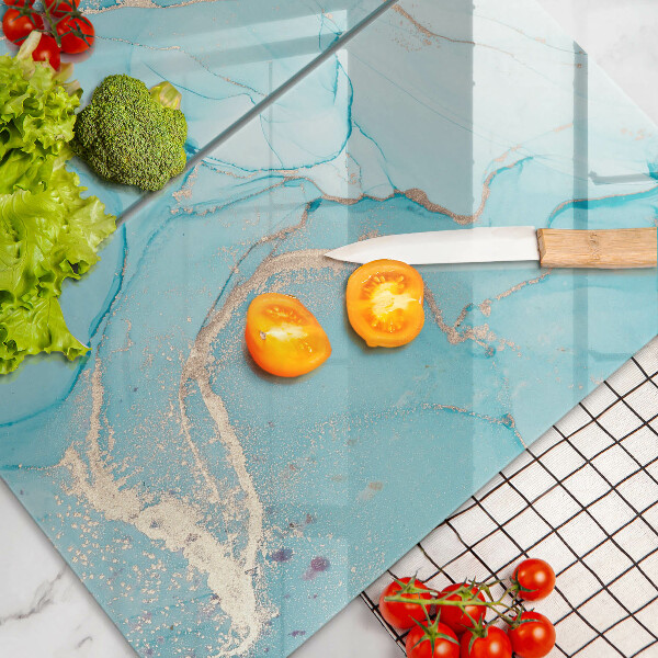 Glas Herdabdeckplatte Steinabstraktion