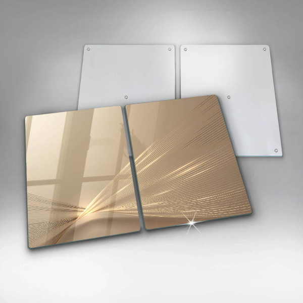 Glas Herdabdeckplatte Moderne Abstraktion