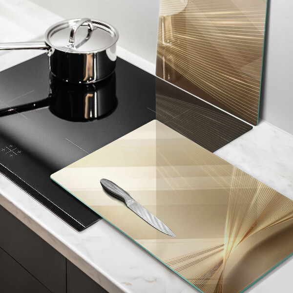 Glas Herdabdeckplatte Moderne Abstraktion