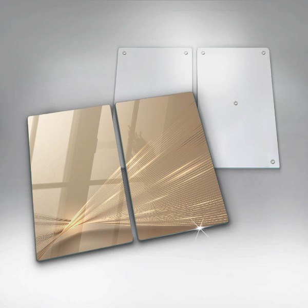 Glas Herdabdeckplatte Moderne Abstraktion