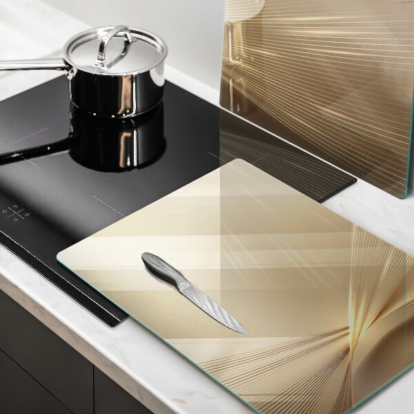 Glas Herdabdeckplatte Moderne Abstraktion