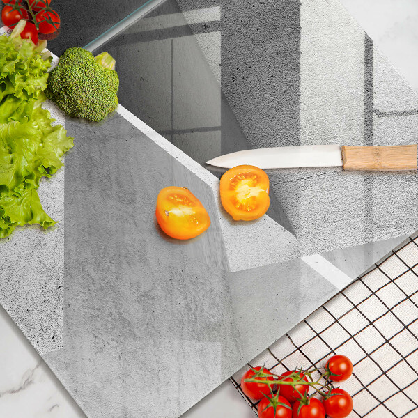 Glas Herdabdeckplatte Konkrete Abstraktion