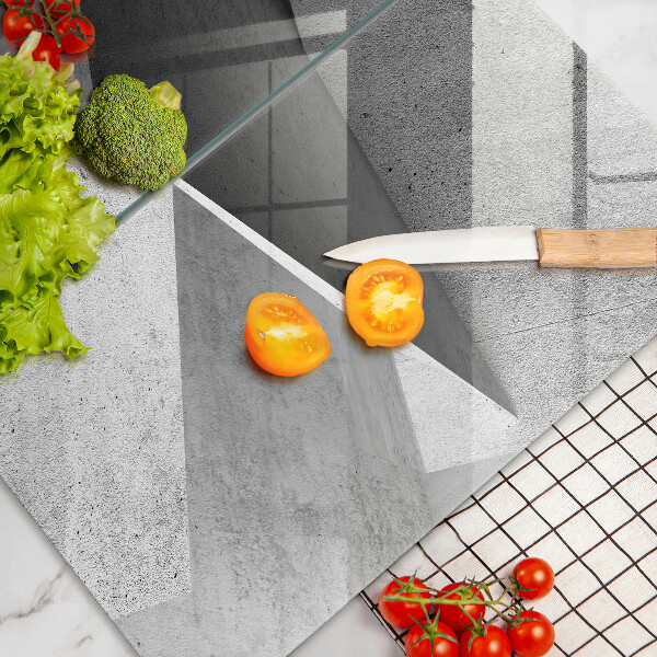 Glas Herdabdeckplatte Konkrete Abstraktion