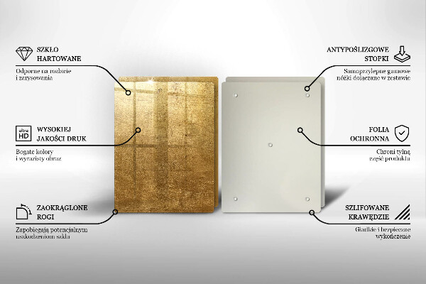 Glas Herdabdeckplatte Goldbeschaffenheitshintergrund