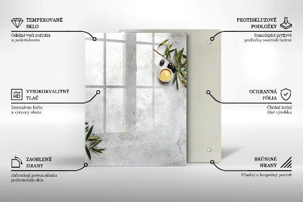 Glas Herdabdeckplatte Grüne Farbe