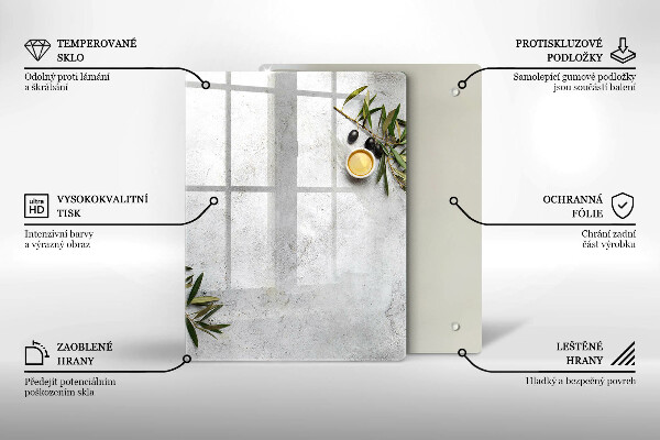 Glas Herdabdeckplatte Grüne Farbe