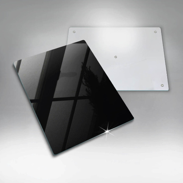 Glas Herdabdeckplatte Schwarze Farbe