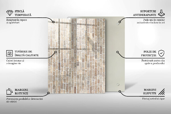 Glas Herdabdeckplatte rote Farbe