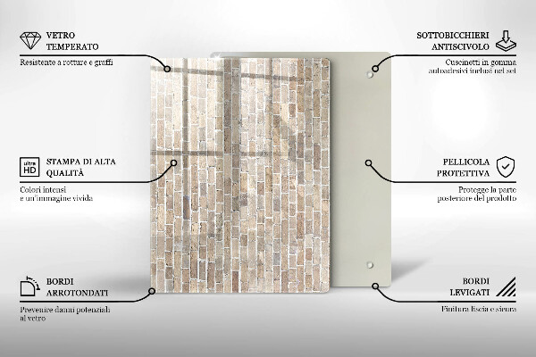 Glas Herdabdeckplatte rote Farbe