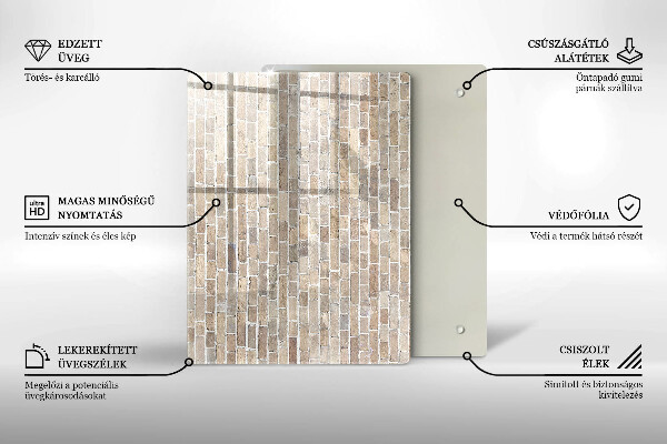 Glas Herdabdeckplatte rote Farbe