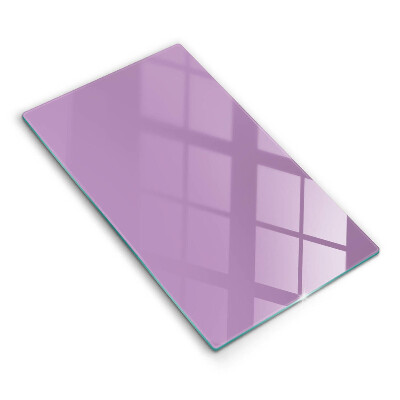 Glas Herdabdeckplatte Violette Farbe