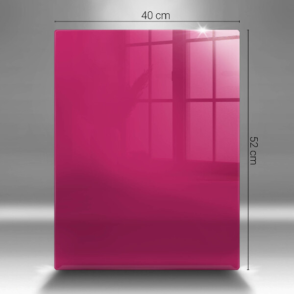 Glas Herdabdeckplatte Pinke Farbe