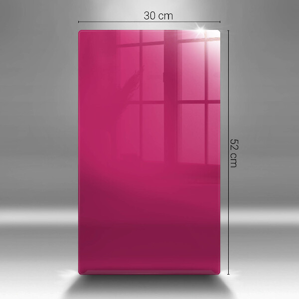 Glas Herdabdeckplatte Pinke Farbe