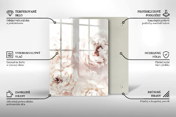 Glas Herdabdeckplatte Gelb