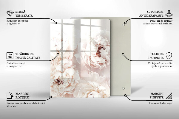 Glas Herdabdeckplatte Gelb