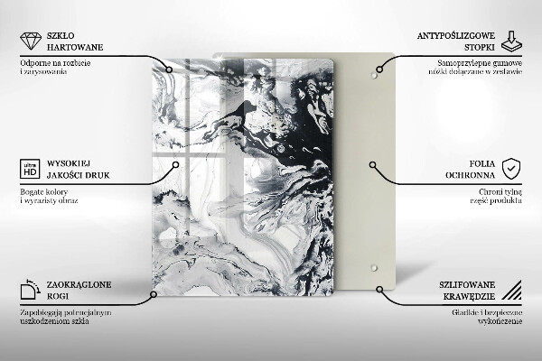 Glas Herdabdeckplatte Zitronenfrucht