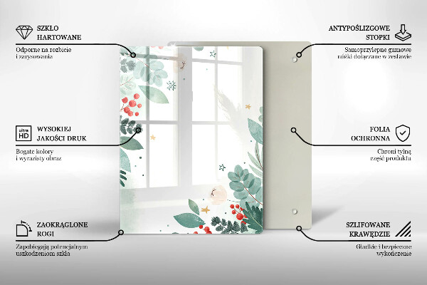 Glas Ceranfeldabdeckung Spritzschutz Abstrakte Formen