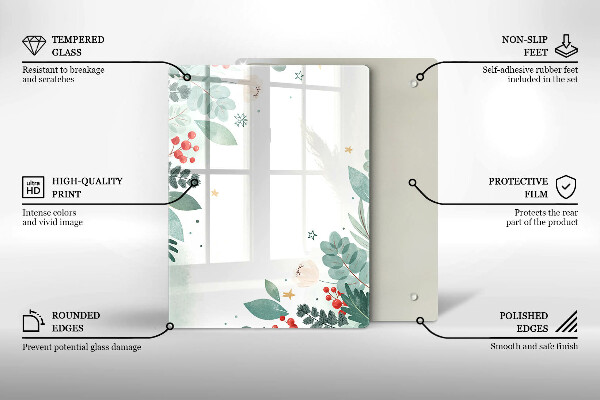 Glas Ceranfeldabdeckung Spritzschutz Abstrakte Formen