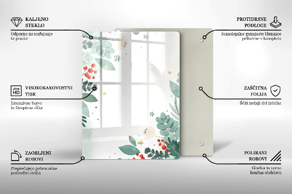 Glas Ceranfeldabdeckung Spritzschutz Abstrakte Formen
