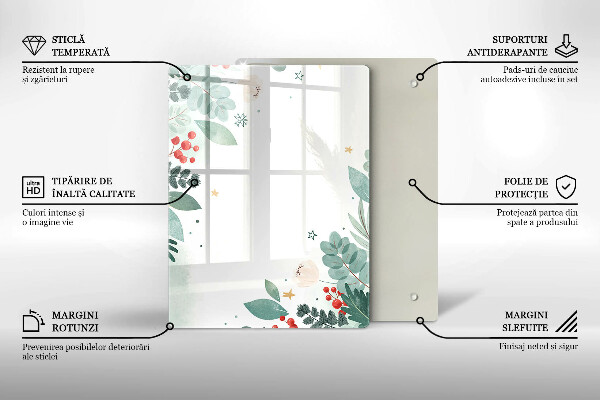 Glas Ceranfeldabdeckung Spritzschutz Abstrakte Formen