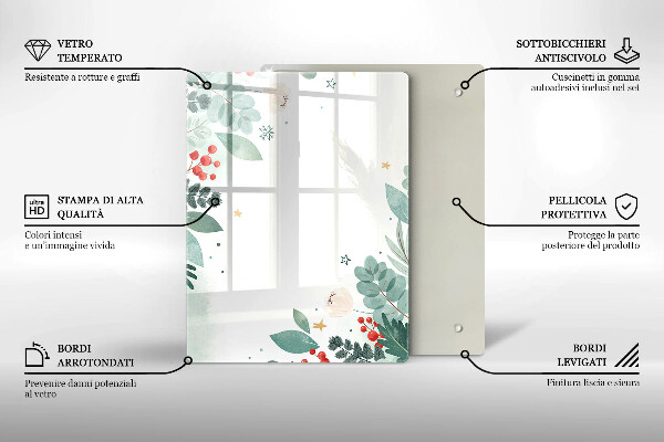 Glas Ceranfeldabdeckung Spritzschutz Abstrakte Formen