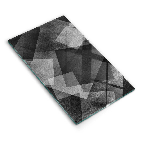 Glas Herdabdeckplatte Geometrische Abstraktion