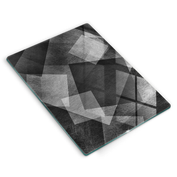 Glas Herdabdeckplatte Geometrische Abstraktion