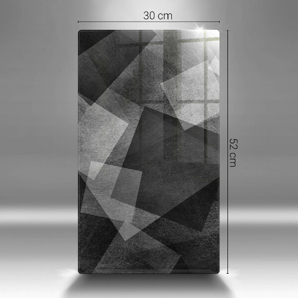 Glas Herdabdeckplatte Geometrische Abstraktion