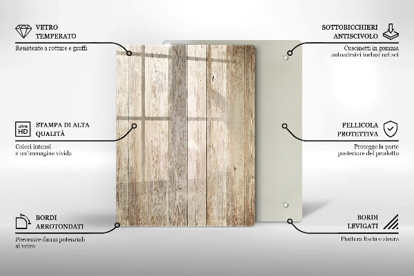 Glas Herdabdeckplatte Blaugoldene Abstraktion