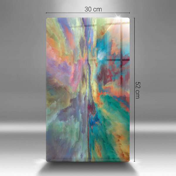 Glas Herdabdeckplatte Bunter Himmel