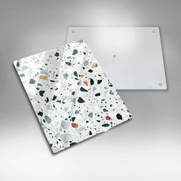 Glas Herdabdeckplatte Helles Steinzeug