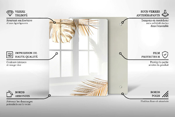 Glas Herdabdeckplatte Helles Steinzeug