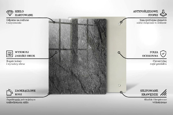 Glas Herdabdeckplatte Meerwasserwellen