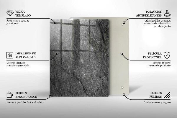 Glas Herdabdeckplatte Meerwasserwellen
