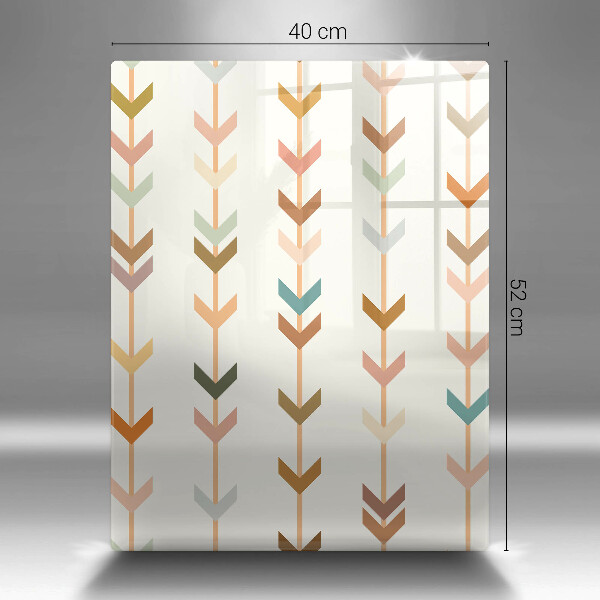 Glas Herdabdeckplatte Geometrische Elemente