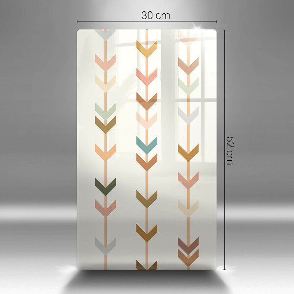 Glas Herdabdeckplatte Geometrische Elemente