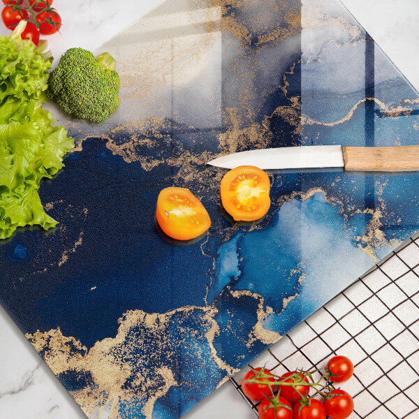 Glas Herdabdeckplatte Eleganter Hintergrund und Gold