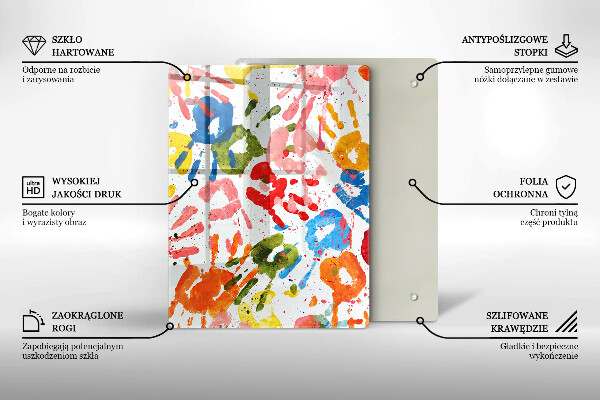 Glas Herdabdeckplatte Eleganter Hintergrund und Gold