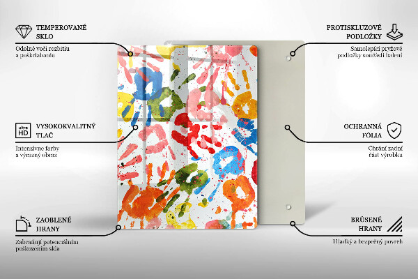 Glas Herdabdeckplatte Eleganter Hintergrund und Gold