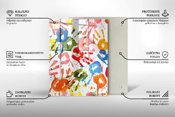 Glas Herdabdeckplatte Eleganter Hintergrund und Gold