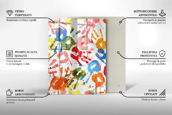 Glas Herdabdeckplatte Eleganter Hintergrund und Gold