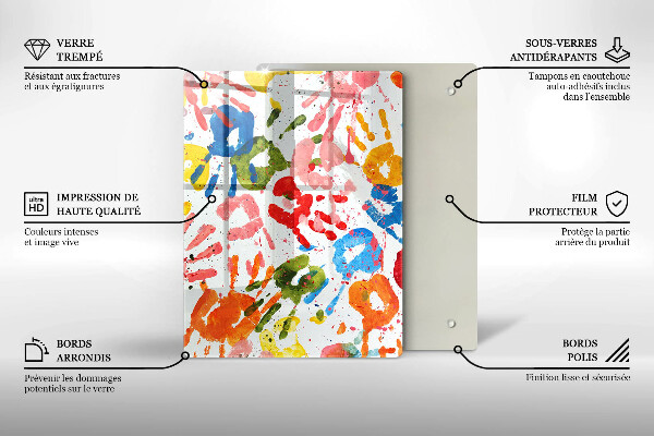 Glas Herdabdeckplatte Eleganter Hintergrund und Gold