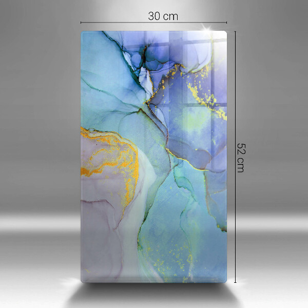 Glas Herdabdeckplatte Gebrochener Goldstein