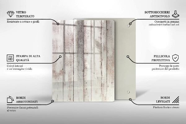 Glas Ceranfeldabdeckung Spritzschutz Tintenabstraktion