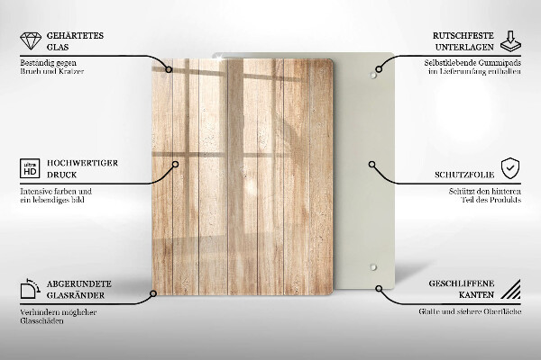 Glas Herdabdeckplatte Dekoratives Steinzeug