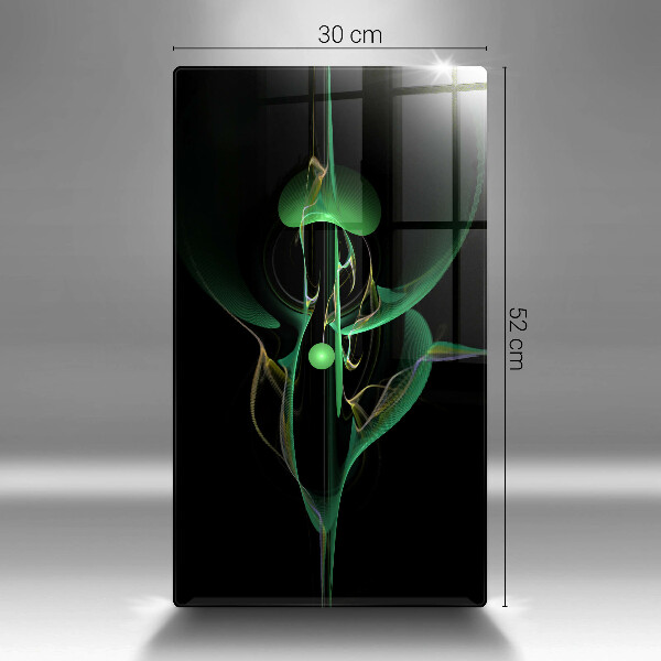 Glas Ceranfeldabdeckung Spritzschutz Moderne Abstraktion