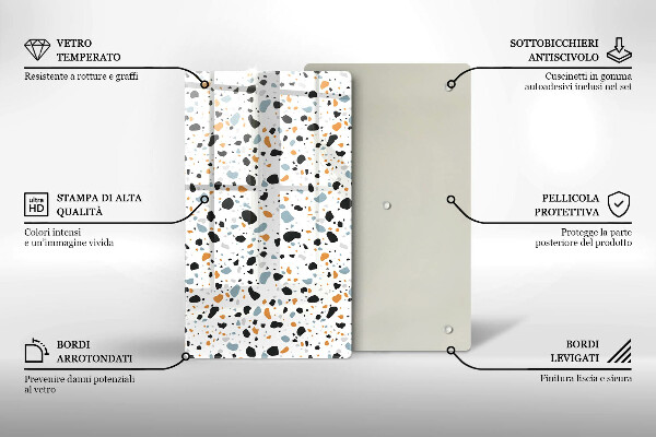 Glas Herdabdeckplatte Dekoratives Steinzeug