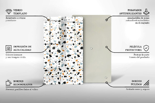 Glas Herdabdeckplatte Dekoratives Steinzeug